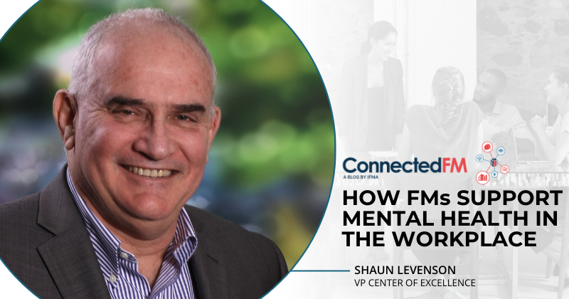 Shaun Levenson's headshot on a title slide with the Connected FM logo.