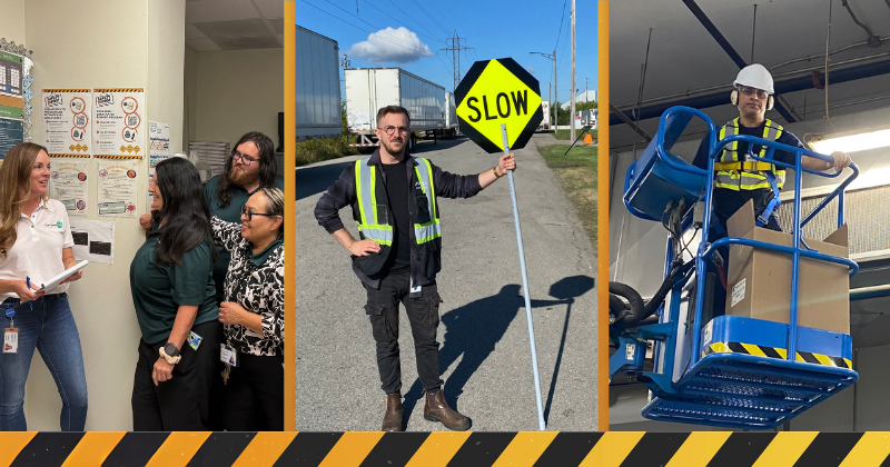 ESFM team members engaging in tasks safety.
